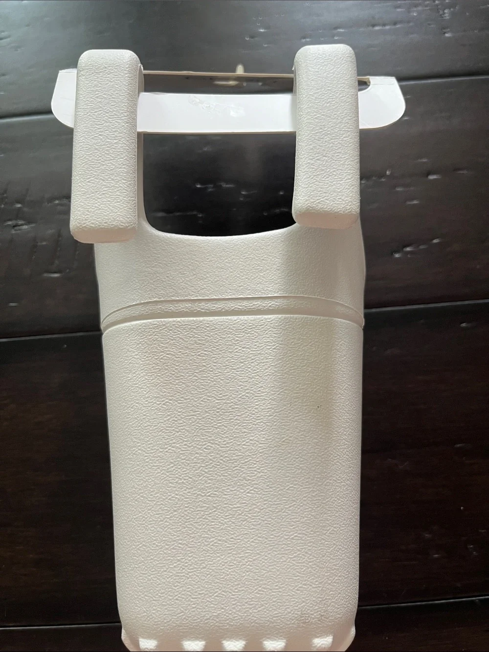 Bogg Bevy White Cup Holder with Yellow Softball Print